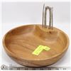 Image 1 : WOODEN NUT BOWL WITH NUT CRACKERS