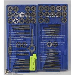 SAE & METRIC TAP AND DIE SETS - BOTH MISSING PIECE