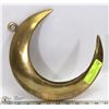 Image 1 : VINTAGE SOLID BRASS HALF MOON HANGING INTENSE