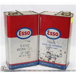 ONE IMPERIAL GALLON ESSO TIN