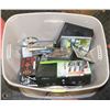 Image 1 : BOX WITH XBOX &PS2 UNITS, CORDS, GAMES ALSO PC