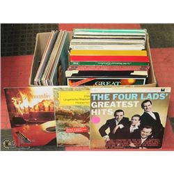 BOX OF ASSORTED LPS