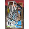 Image 1 : BOX OF MISCELLANEOUS TOOLS.