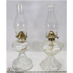 BOX OF 2 OIL LAMP