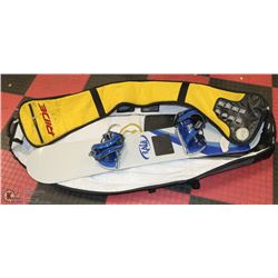 SNOWBOARD WITH BAG.