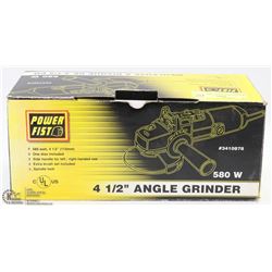 NEW 4 1/2 INCH ANGLE GRINDER W/7 BLADES -