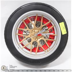 14" TIRE WALL CLOCK