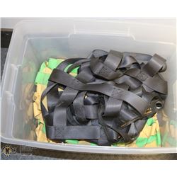 BOX W/ 2 TRUCK CARGO COVERS/NETS