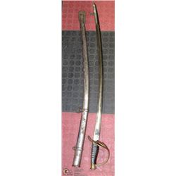 41" REPLICA 1700'S SWORD WITH SHEATH