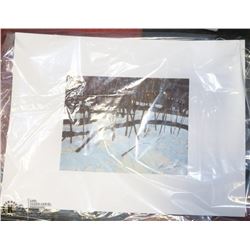 84) "FALLEN TIMBER" LARRY BABB PRINT.