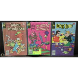 THREE WHITMAN VARIANT COMIC BOOKS