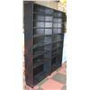 Image 1 : PAIR OF BLACK SHELVES, 31X11X84