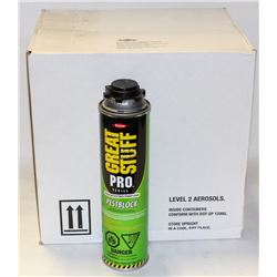 CASE OF DOW FOAM INSULATING FOAM