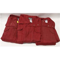 LOT OF 3 NEW BULWARK COVERALLS SIZE: 48-REGULAR