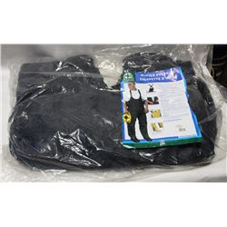 NEW PUT-IT-ON NAVY-LINED OVERALL SIZE: L