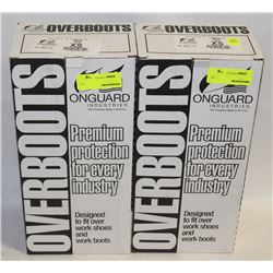 LOT OF 2 ON-GUARD OVERBOOTS SIZE: XS