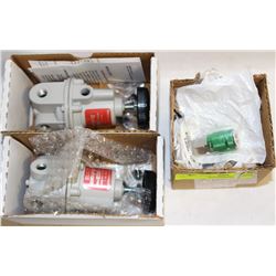 GROUP OF 2 TYPE 70 PRESSURE REGULATORS + COLOUR