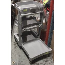 COMMERCIAL CLEANING CART-NO BAGS