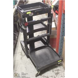 COMMERCIAL CLEANING CART-NO BAGS