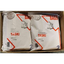 CASE OF 8 TASKI VACCUM BAGS