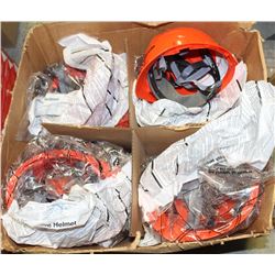 CASE OF NEW SAFETY HARDHATS W/ LINERS