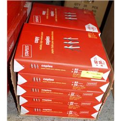CASE OF 8.5 X 11 STAPLES BRAND COPY PAPER