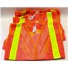 Image 1 : LOT OF SIX HI-VIZ MESH SAFETY VESTS
