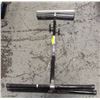 Image 1 : PAIR OF PIPE ROLLERS & FOLDING FOAM BENCH
