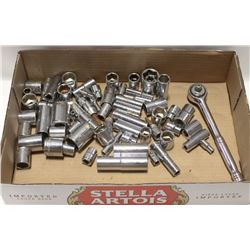 60 PLUS PIECE MASTERCRAFT & MAXIMUM SOCKET SET