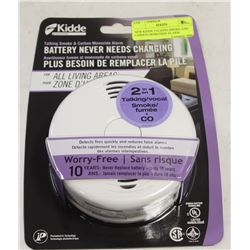 NEW KIDDE TALKING SMOKE AND CARBON MONOXIDE ALARM