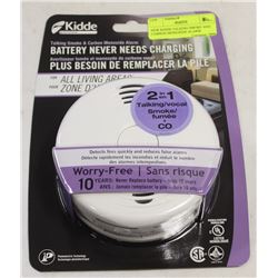 NEW KIDDE TALKING SMOKE AND CARBON MONOXIDE ALARM