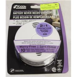 NEW KIDDE TALKING SMOKE AND CARBON MONOXIDE ALARM
