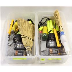 PELICAN FLASHLIGHTS, OLFA AND RICHARD KNIVES