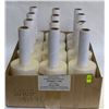 Image 1 : 12 ROLLS OF CLEAR-STRETCH WRAP, 80 GAUGE