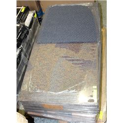 SMALL SKID OF ASSORTED CARPET TILE SQUARES