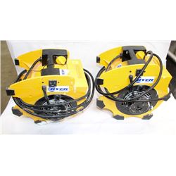 GROUP OF 2 BUYER PORTABLE BLOWER MOTORS