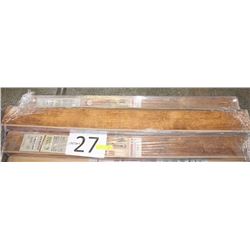 PALLET #27) LOT OF LAMIINATE SMOKED OAK 4.5"X54"