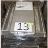 Image 1 : PALLET #13) LOT OF PORCELAIN TILE FLECT GREY