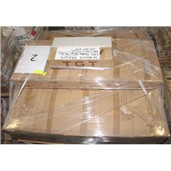 PALLET #2) LOT OF CERMAIC TILE TENDER GREY 4"X16"