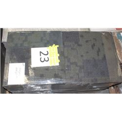 PALLET #23) LOT OF CARPET TILES EARTH TONES