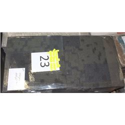 PALLET #23) LOT OF CARPET TILES EARTH TONES