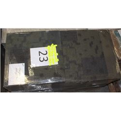 PALLET #23) LOT OF CARPET TILES EARTH TONES