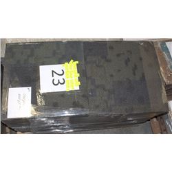 PALLET #23) LOT OF CARPET TILES EARTH TONES