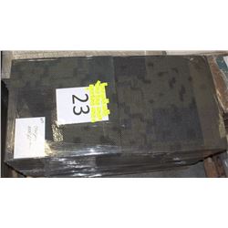 PALLET #23) LOT OF CARPET TILES EARTH TONES