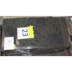 PALLET #23) LOT OF CARPET TILES EARTH TONES