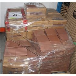 PALLET #4) LOT OF COMMERCIAL  QUARRY TILE (USA)