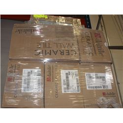 PALLET #30) LOT OF CERAMIC TILES BLUE 6"X6"