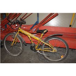 POLICE SEIZURE PEGASUS YELLOW AND BLACK BIKE