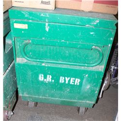 GREENLEE SHOP TOOL BOX ON CASTORS ON CHOICE