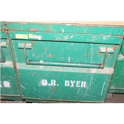 GREENLEE SHOP TOOL BOX ON CASTORS ON CHOICE